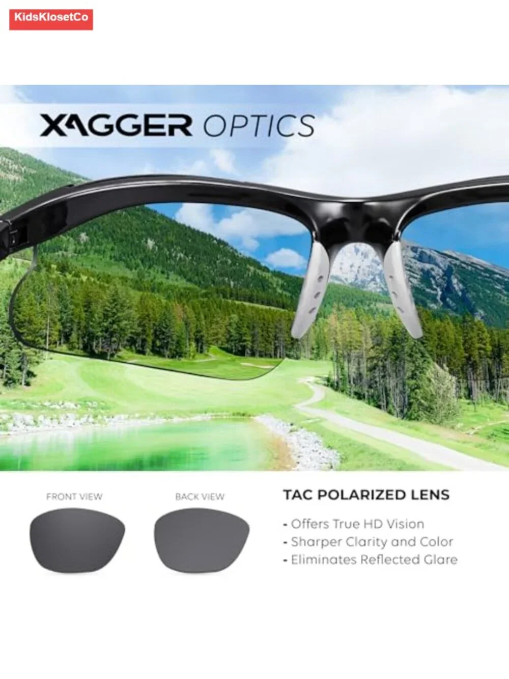 Polarized Sports Sunglasses TR90 Frame Baseball Softball